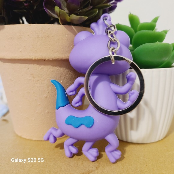 Purple Monster Keychain‎ Toy Character Accessory - Picture 3 of 6